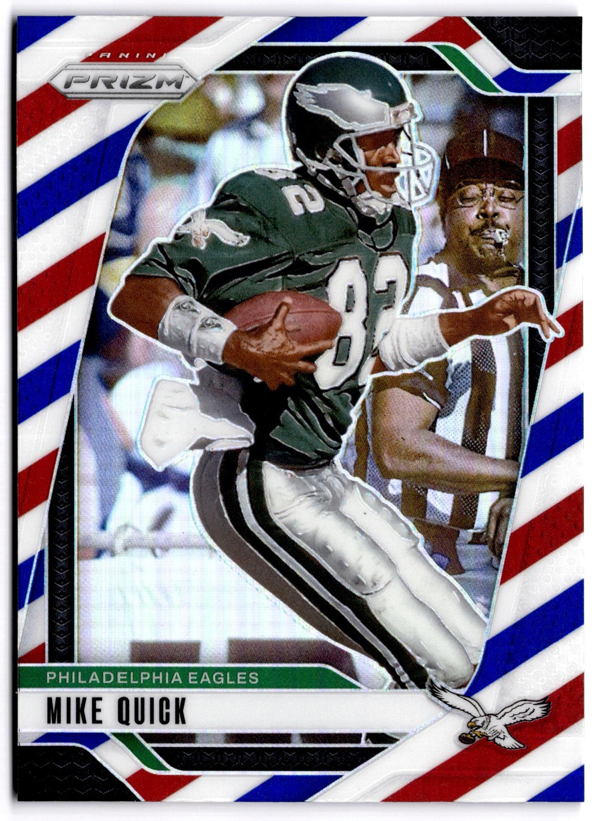 2024 Panini Prizm #238 Mike Quick Red White and Blue