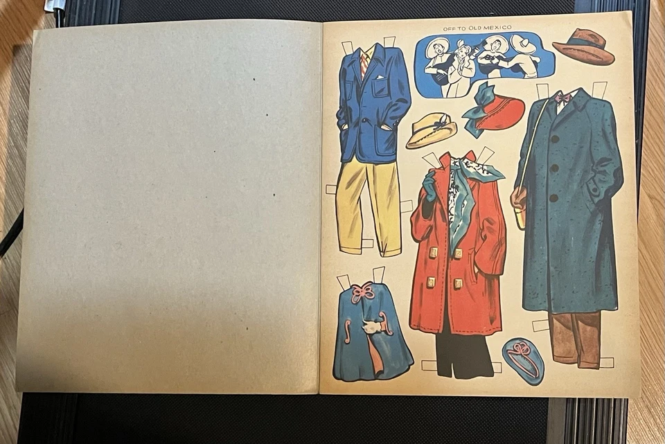 BLONDIE 1950 Cut Out Paper Dolls Book UNCUT Dagwood Comic Strip Original 50's - Image 2 of 4