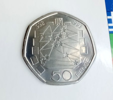 1992 1993 EEC Dual Date 50p Fifty Pence Brilliant Uncirculated From Royal Mint