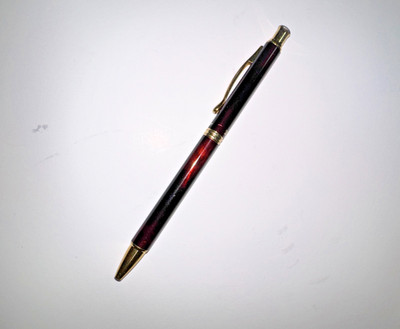 Pilot Cavalier Ballpoint Pen Red Marble Japan Discontinued