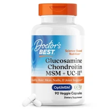 Doctor's Best Glucosamine Chondroitin Msm Uc Ii Joint Support Supplement 90 C...