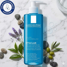 La Roche-Posay Effaclar Gel Facial Wash for Oil Skin, 13.52 fl oz