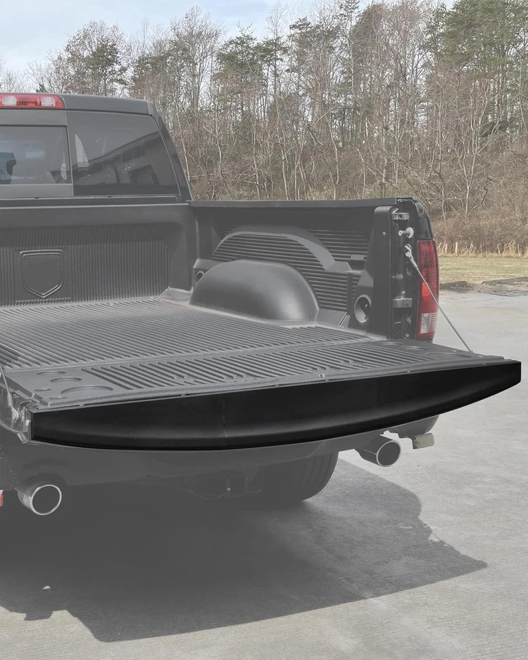 Tampa de moldagem spoiler porta traseira KEWISAUTO para 2009-2019 Dodge Ram 1500, combinada - Imagem 2 de 4