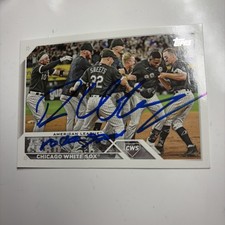 SIGNED AUTOGRAPHED Roch Cholowsky Autographed ROCHSTAR INSC WHITE SOX TEAM Card