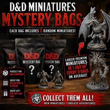 3 Random DND Enemy Miniatures Lot  No Duplica...