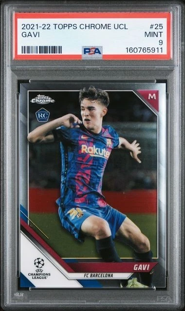 2021 Chrome UEFA Champions League Gavi #25
