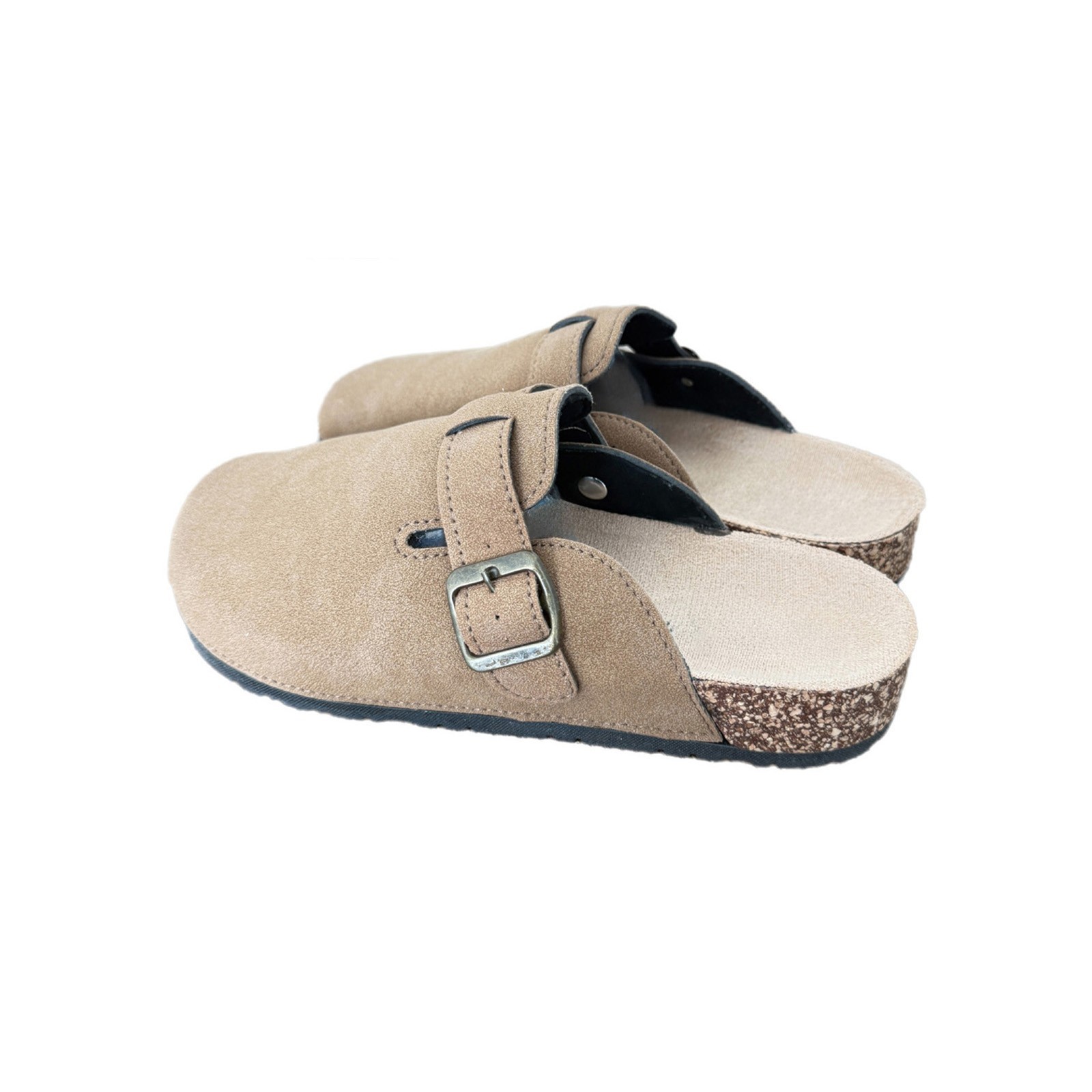 Clogs for Women Men Cork Footbed Sandals Soft Mules Potato Four Season Shoes-image