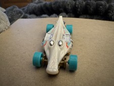 Hot Wheels Pearl White Croc Rod 2021 HW Street Beasts Diecast Toy Car Concept