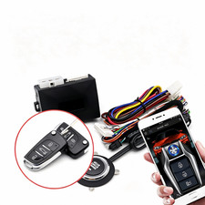 Universal Car Remote Starter Push Start Stop Keyless Entry Bluetooth App Kit