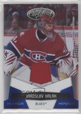 2010-11 Certified Mirror Blue Materials 52/100 Jaroslav Halak #129 2d8