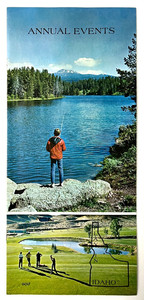 1970s Annual Idaho Events Sports Festivals Recreation Vintage Travel Pamphlet