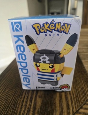 Pokemon Team Aqua Pikachu Qman Building Blocks Toy Set