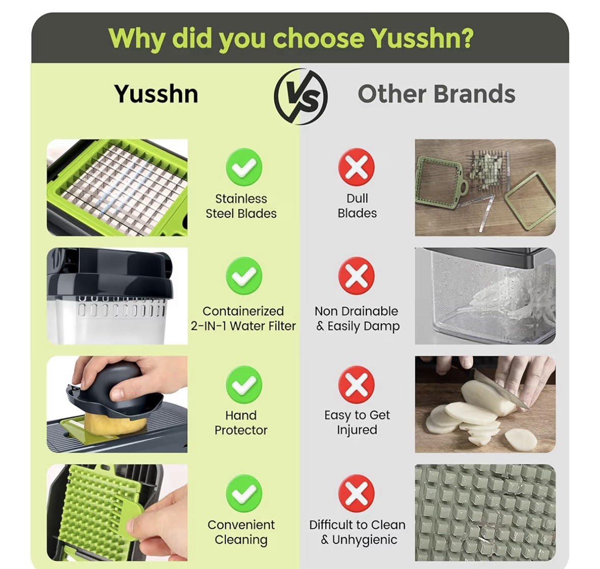 Vegetable Fruit Chopper Cutter 14-in-1 Onion Veggie Dicer Slicer for Kitchen