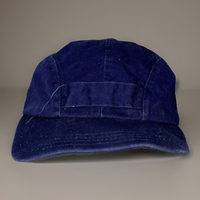 Vintage 40s USN Military Sailor Cap US Navy 4 Panel Blue 50s