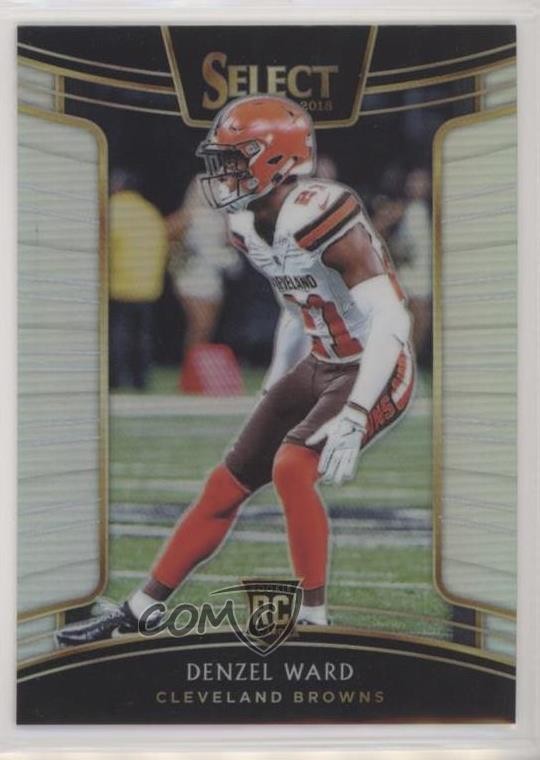 2018 Panini Select Concourse Silver Prizm Denzel Ward #31 wd9