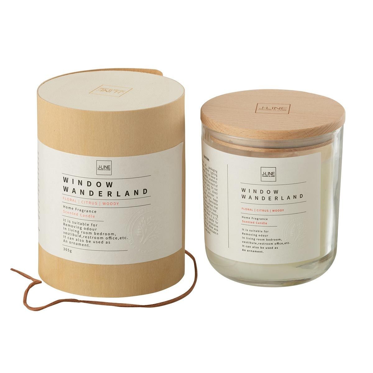 Bougie parfumée Pure Window Wanderland 365g en cire végétale