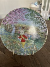 Rupert Bear Plate The Hamilton Collection / Spring Time In Nutwood