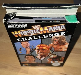 WWF WrestleMania Challenge NES Video Game with Manual PAL NES Nintendo boxed