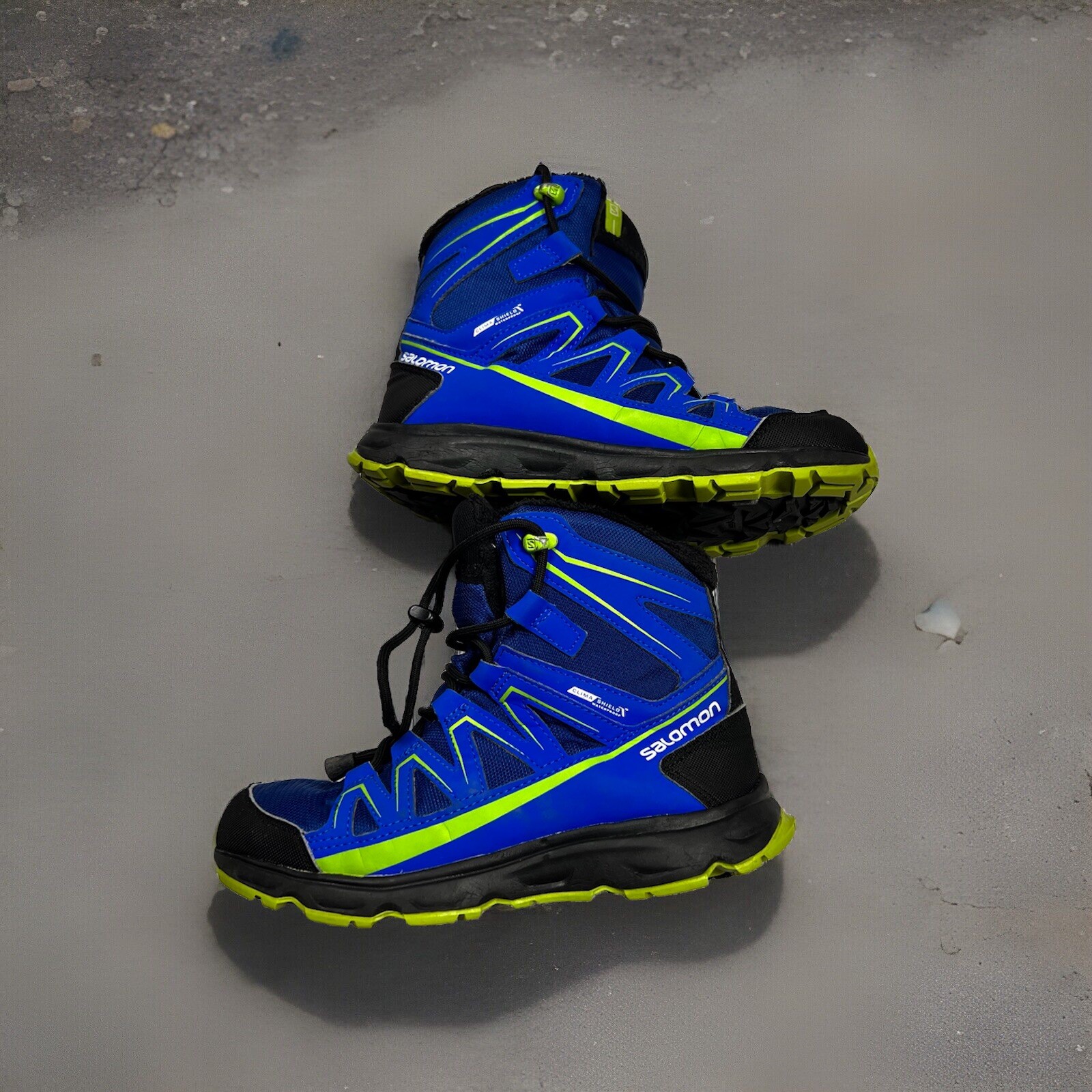 Stivali da trekking Salomon impermeabili Clima Shield per bambini taglia 3 Eur 35