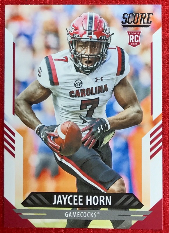 2021 Score Jaycee Horn #344 (RC) Rookies South Carolina 