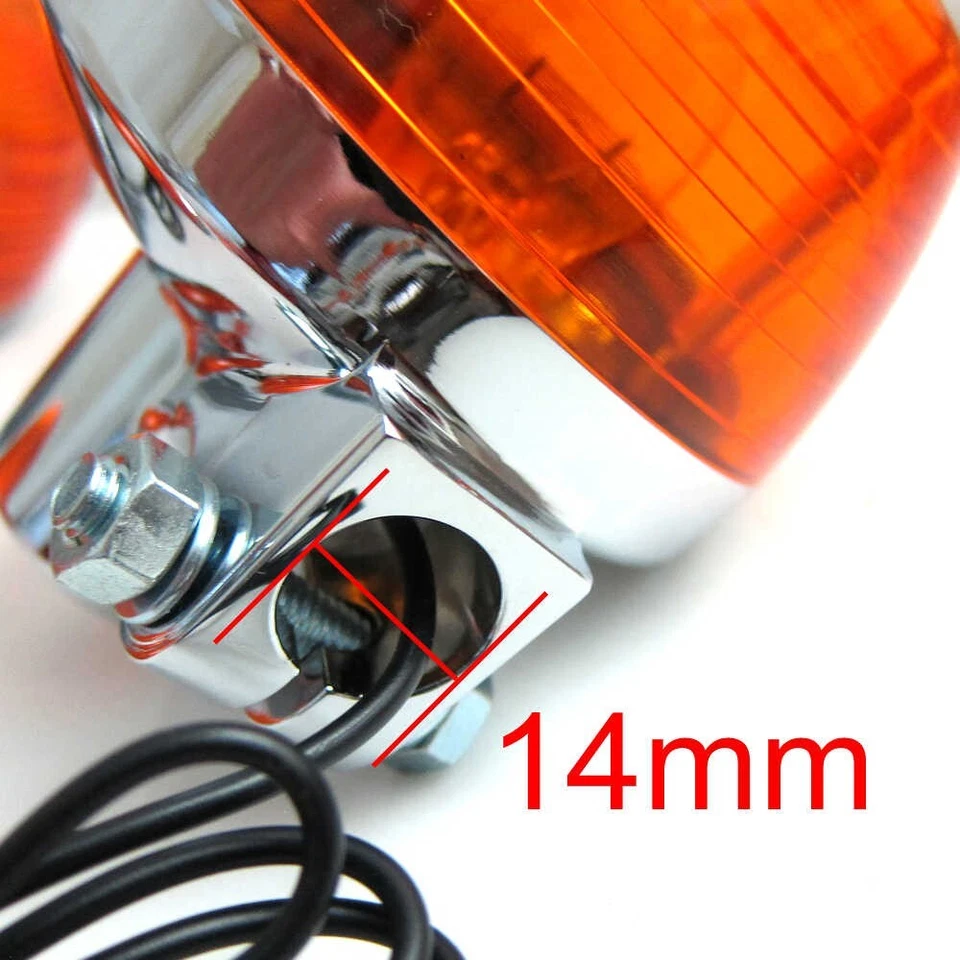 6Voltios - Juego de 4 intermitentes para Honda CB100/125S, XL70/75/100/125/175/250/350 Foto 3 de 3