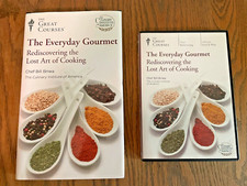 The Everyday Gourmet - The Great Courses - 4 DVD's & Hardcover Book