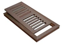 Hardwood vent covers, Flush Mount Wood Floor Air Vent Register, Grill, Vent cover, oak unfinished floor vents, wooden