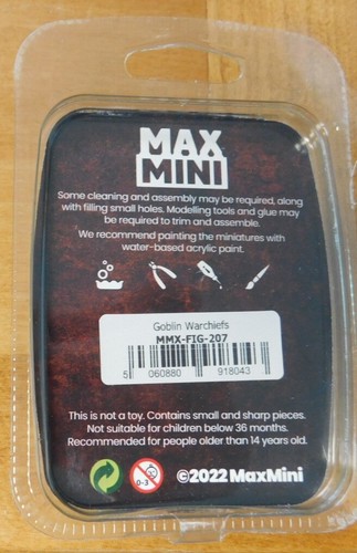 MaxMini: Resin 28mm Goblin Warchiefs (2) - Picture 3 of 3