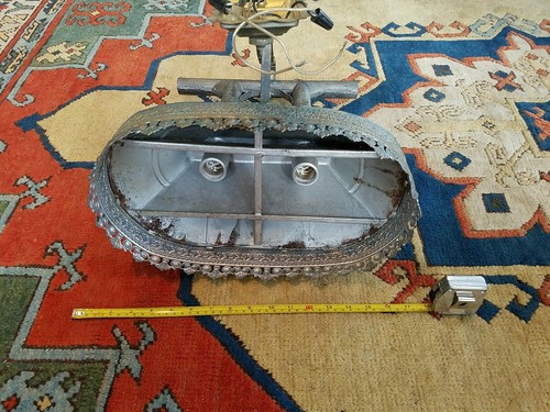 Vintage einzigartige antike Metall Wandleuchte Wandleuchte mit 2 Glühbirnensteckdosen viktorianische Ära - Bild 6 von 10