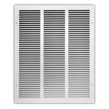 16 In. X 20 In. Steel Return Air Grille in White Free Shipping New