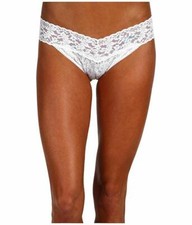 Hanky Panky L4054 White "Mrs." Original Rise Bridal Thong Women's One Size