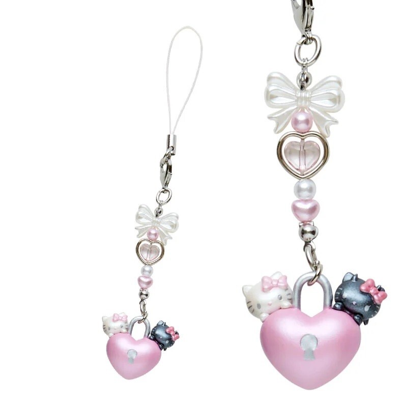 HＥＬＬＯ　ＫＩＴＴＹ　ストラップ Hello Kitty Secret Strap Complete Set 8pcs Angel Devil