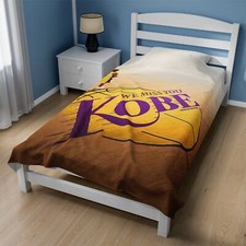 Luxurious Kobe Bryant Plush Blanket Cozy Throw for Lakers Enthusiasts