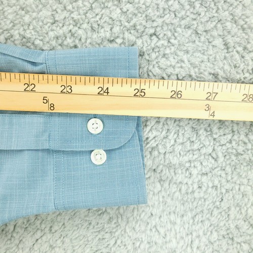 Roundtree & Yorke Shirt Mens XL Extra Large Blue Gold Label Business Office - Picture 14 of 15