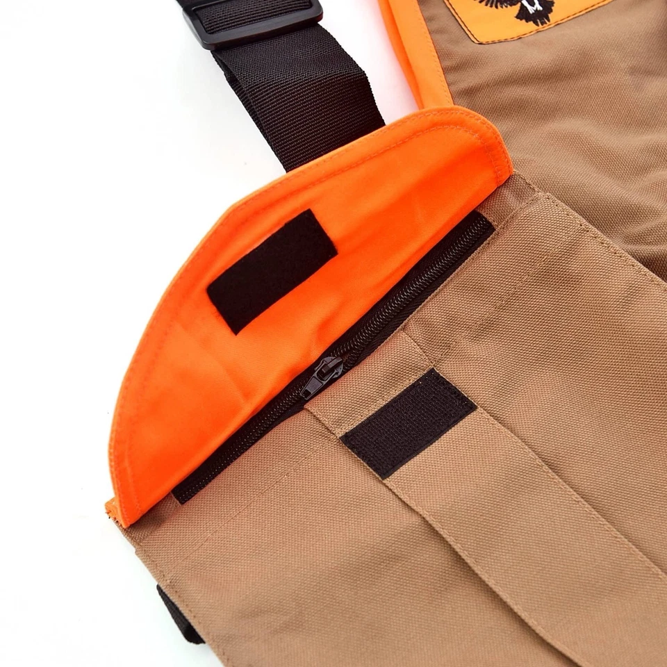 Upland Hunting strap vest Waxed water proof canvas Outdoor vest Camping Alice - Image 2 of 4