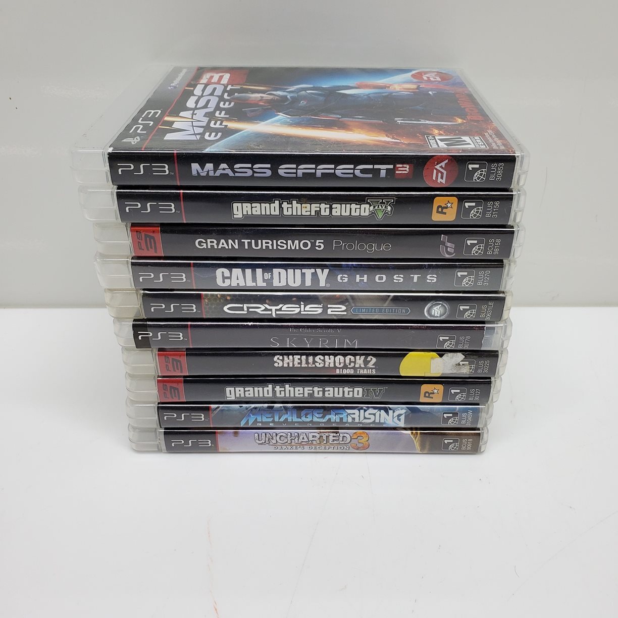 Lot of 10 Sony PlayStation 3 PS3 Video Games Grand Theft Auto Skyrim