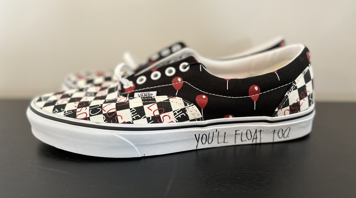 Vans x IT House Of Terror Pennywise Horror Movie Check Shoes Men Size 10 Vans Vans x IT House Of Terror Pennywise Horror Movie Check  main image 2
