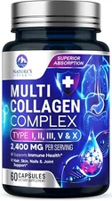 Collagen Peptides for Women & Men - Hydrolyzed Supplement for Skin Bone Support
