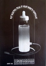 MIKE MELVOIN 1969 original POSTER ADVERT THE PLASTIC COW GOES MOOG