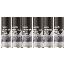 6X Spray And Seal Leak Stop Mastic Sealant Roof Guttering Pipes Windows 400ml