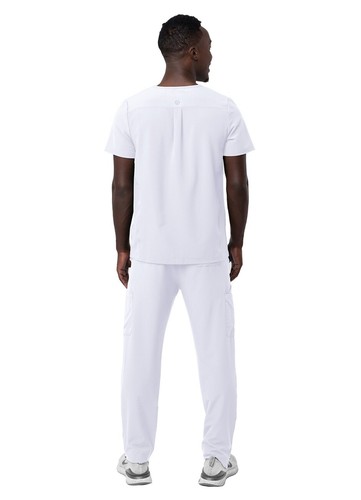 Adar Addition Scrub Set For Men - Classic V-Neck Scrub Top & Cargo Scrub Pants - Picture 16 of 91
