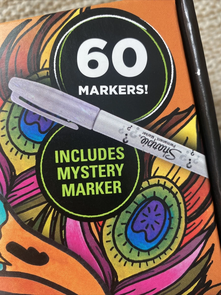 60 Count Sharpie Permanent Markers, Limited Edition, Assorted