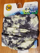 Buff Junior CoolNet Multifunctional Headwear UPF 50 UV Protection - Grey / Green