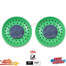 Nesting Bowls Plastic & Nest Mats Breeding Hatching Box  For Pigeons Quails 2PC