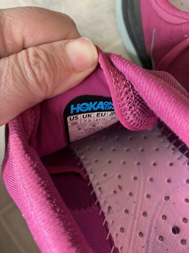 Hoka One One Mach 4 Women's Running Shoes Sz 9 Fuschia Pink Sneakers No Insoles - Picture 5 of 7