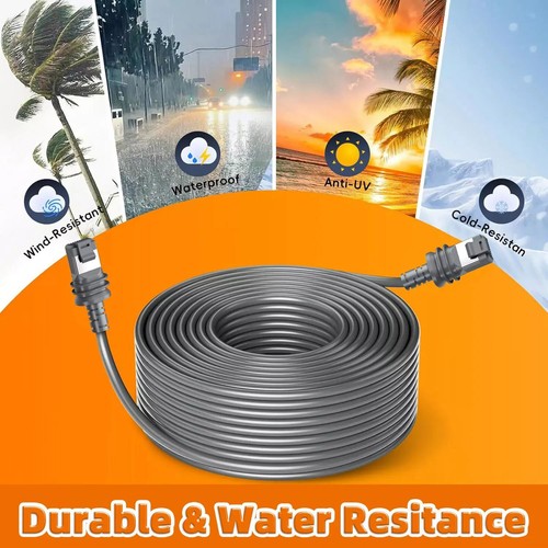 1x 10m/33FT Cable Extension Ethernet Replacement Cable Line For Starlink Gen 3 - Picture 9 of 13