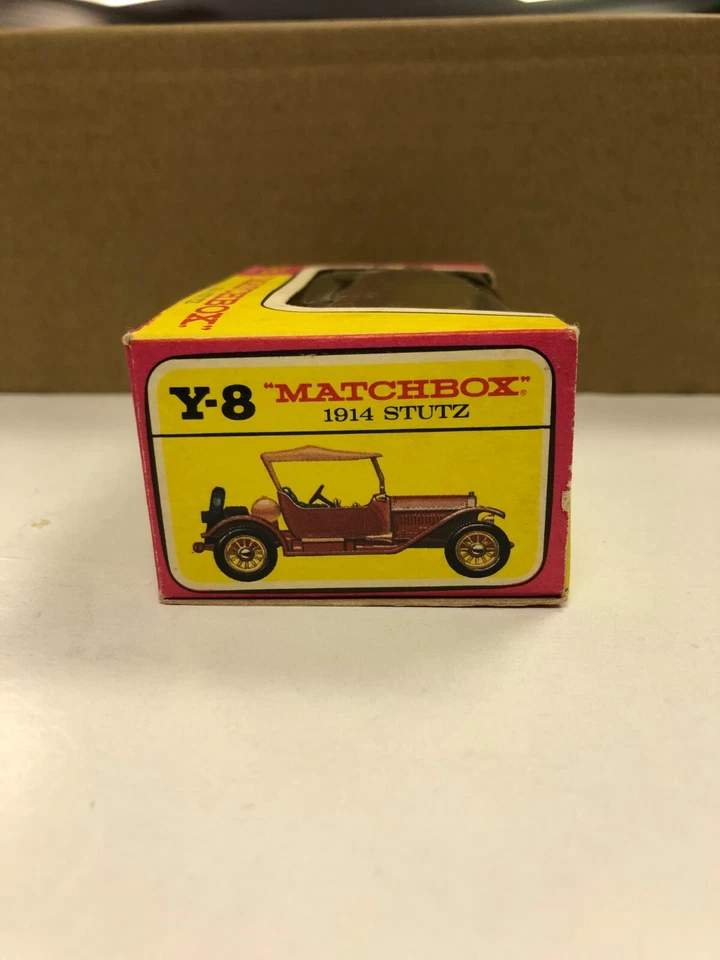 Vintage 1960's Lesney Matchbox 1914 Stutz Y-8 Car in Original Box Made In Englan - Image 3 of 4