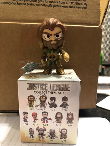 Justice League Mystery Mini Funko Mera Batman Aquaman Barry Allen Steppenwolf - Picture 4 of 6