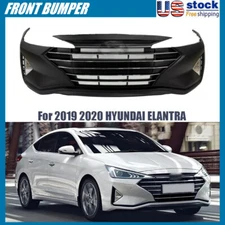 Front Bumper Cover&Grille Kit Conversion For Hyundai Elantra 2019-2020 Primed