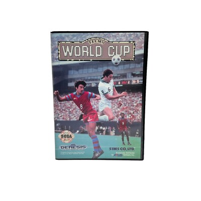 Tecmo World Cup (Sega Genesis) Case & Game No Manual